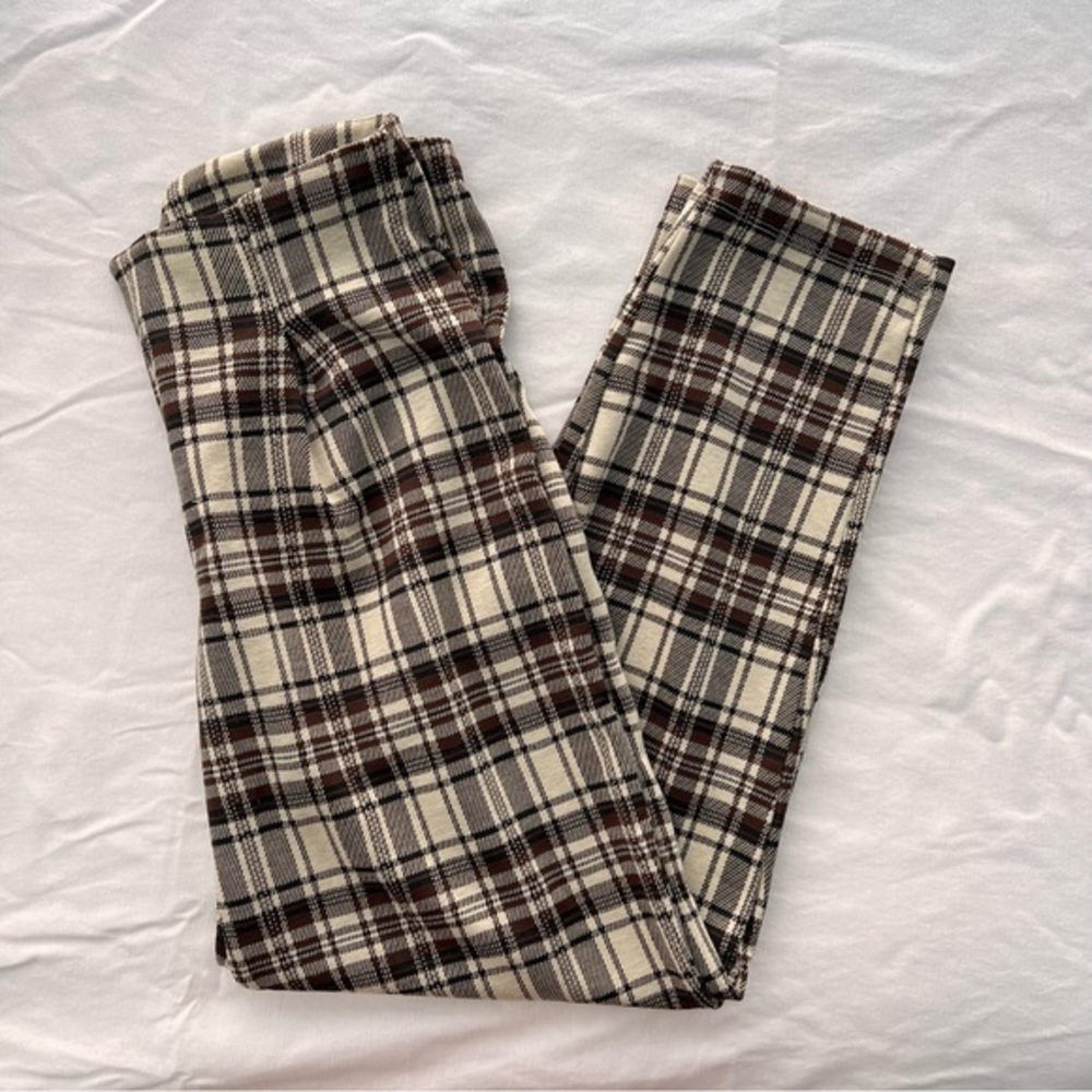 Free People Plaid‎ Pants
